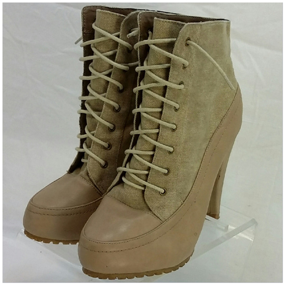 DBDK Shoes - DBDK, Lace Up Booties, size 10